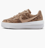 Air Force 1 PLT.AF.ORM Brown Snakeskin Print (W)