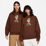 Sb Fleece Skate Pullover Hoodie Brown