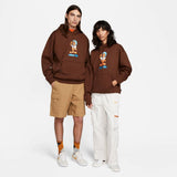Sb Fleece Skate Pullover Hoodie Brown