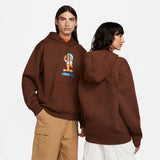 Sb Fleece Skate Pullover Hoodie Brown