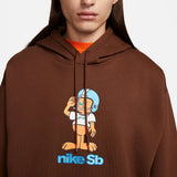 Sb Fleece Skate Pullover Hoodie Brown