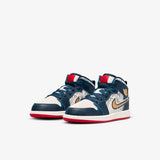 Air 1 Mid Se Ps Beige/Blue