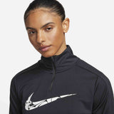 Camada 1/4 Dri-Fit Swoosh Black