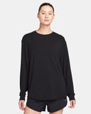 ONE RELAXED DRI-FIT LONG-SLEEVE TOP BLACK