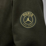 Air Jordan X Psg Fleece Pull-Over Hoodie Olive