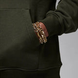 Air Jordan X Psg Fleece Pull-Over Hoodie Olive