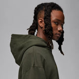 Air Jordan X Psg Fleece Pull-Over Hoodie Olive
