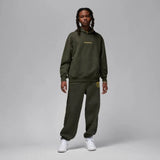 Air Jordan X Psg Fleece Pull-Over Hoodie Olive