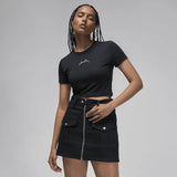 Women's T-shirt Cropped Black