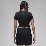 Women's T-shirt Cropped Black