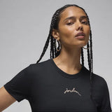 Women's T-shirt Cropped Black