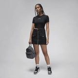 Women's T-shirt Cropped Black