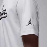Air Flight Mvp Cursive T-Shirt White