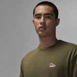 Air Jordan Brand Snkr Ptch Ss Crew Olive