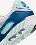 Air Max 90 'Pure Platinum / Glacier Blue / Court Blue'