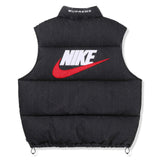 Supreme x Denim Puffer Vest Black