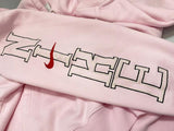 Supreme x Hooded Sweatshirt Pink