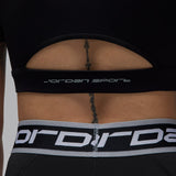 Air Jordan Sport Bodycon Performance Top Black