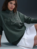 Sportswear Phoenix Fleeceoversized 1/4-Zip Logo Top Green