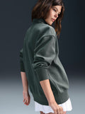 Sportswear Phoenix Fleeceoversized 1/4-Zip Logo Top Green