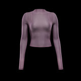 Inf Ls Top Sheer Violet