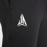 Fleece Basketball Jogger Pants Black