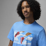 Air Jordan Flt Essential Ess Ss Crew Light Blue