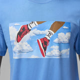 Air Jordan Flt Essential Ess Ss Crew Light Blue