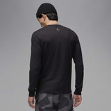 Air Jordan Flame Ls Crew Black