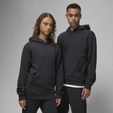 Air Jordan Wordmark Fleece Pullover Hoodie Black