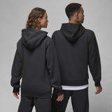 Air Jordan Wordmark Fleece Pullover Hoodie Black
