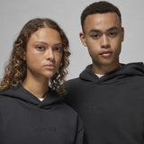 Air Jordan Wordmark Fleece Pullover Hoodie Black