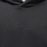 Air Jordan Wordmark Fleece Pullover Hoodie Black