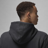 Air Jordan Wordmark Fleece Pullover Hoodie Black