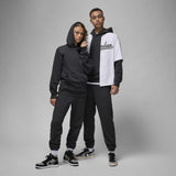 Air Jordan Wordmark Fleece Pullover Hoodie Black