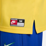Brazil 1998 Reissue Soccer Replica Jersey Yellow