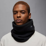 M NECKWARMER FLEECE BLACK/WHITE OSFM