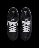 SB Dunk Low Pro Black Suede White