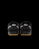 SB Dunk Low Pro Black Suede White