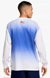 SB Team USA Olympics L/S Federation Skate Tee White/White
