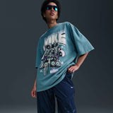 Sportswear WomenS Oversized Short-Sleeve T-Shirt Light Blue