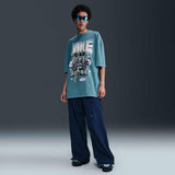 Sportswear WomenS Oversized Short-Sleeve T-Shirt Light Blue