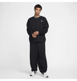 Club Fleece Oversize-Hose Aus French Terry Black