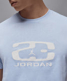 Air Jordan Flt Ess Hbr Ss Crew Light Blue