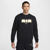 Air Fleece Crew-Neck Sweatshirt Black