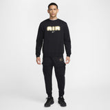Air Fleece Crew-Neck Sweatshirt Black