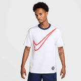 Psg Oversized Swoosh Tee White