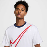 Psg Oversized Swoosh Tee White