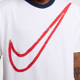 Psg Oversized Swoosh Tee White