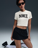W NSW SLIM CROP TEE STREET L